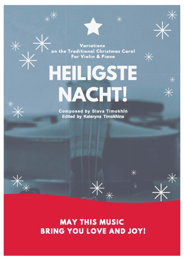 « Heiligste Nacht » – version pour violon et piano