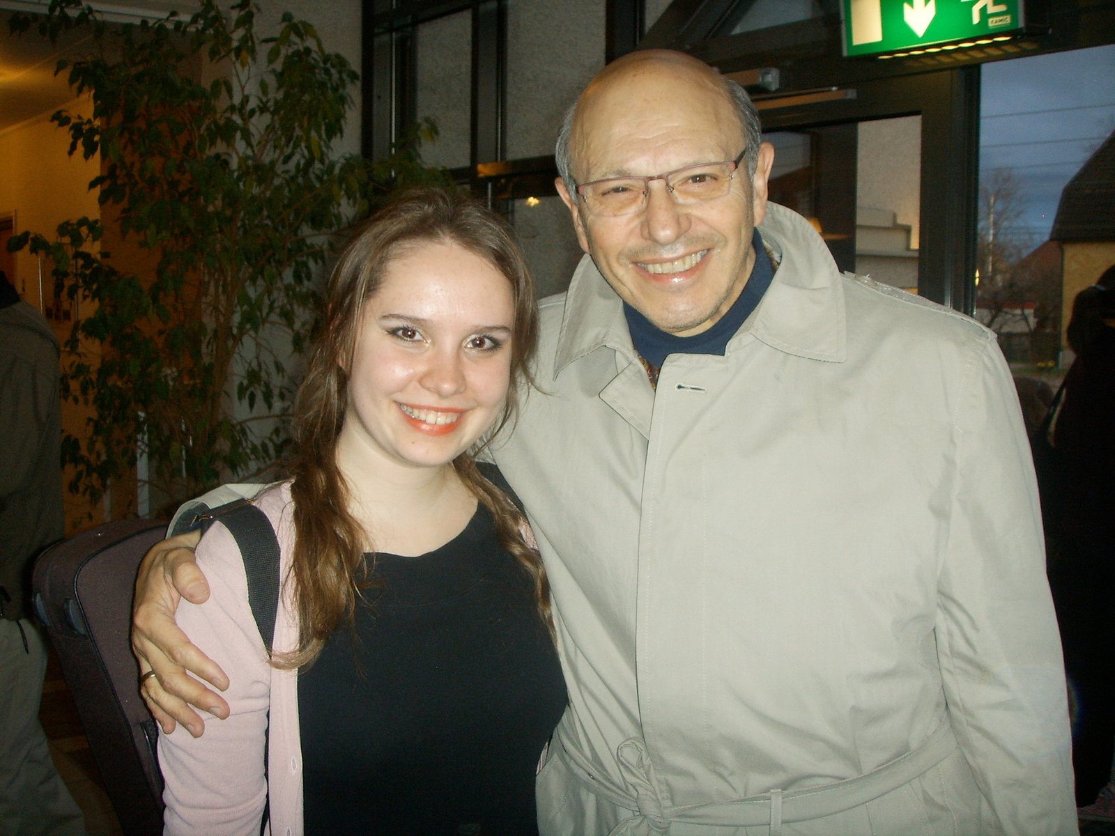 Con el gran profesor Mauricio Fuks (Suecia), 2011